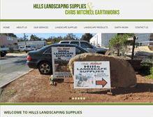 Tablet Screenshot of hillslandscaping.com.au